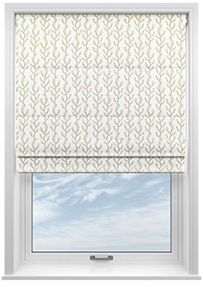 Boughton Faux Silk, Nectarine - Twist&Fit Roman Blind